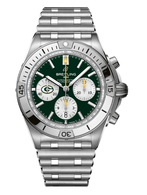 Breitling CHRONOMAT B01 42 NFL GREEN BAY PACKERS EDITION Replica Watch AB01342B1L1A1